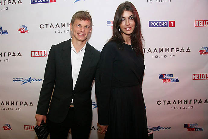 Андрей Аршавин и Алиса Казьмина