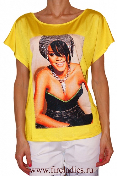  Футболка с принтом SOGO 4322 Rihanna, купить  Футболка с принтом SOGO 4322 Rihanna с доставкой, купить  Футболка с принтом SOGO 4322 Rihanna в интернет магазине