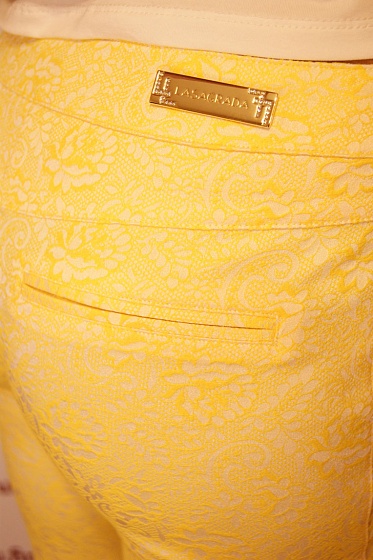 Брюки LASAGRADA желтый цвет 1909-17986, купить Брюки LASAGRADA желтый цвет 1909-17986 с доставкой, купить Брюки LASAGRADA желтый цвет 1909-17986 в интернет магазине