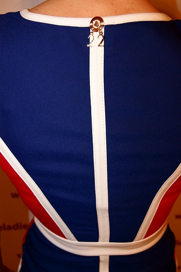короткое платье британский флаг